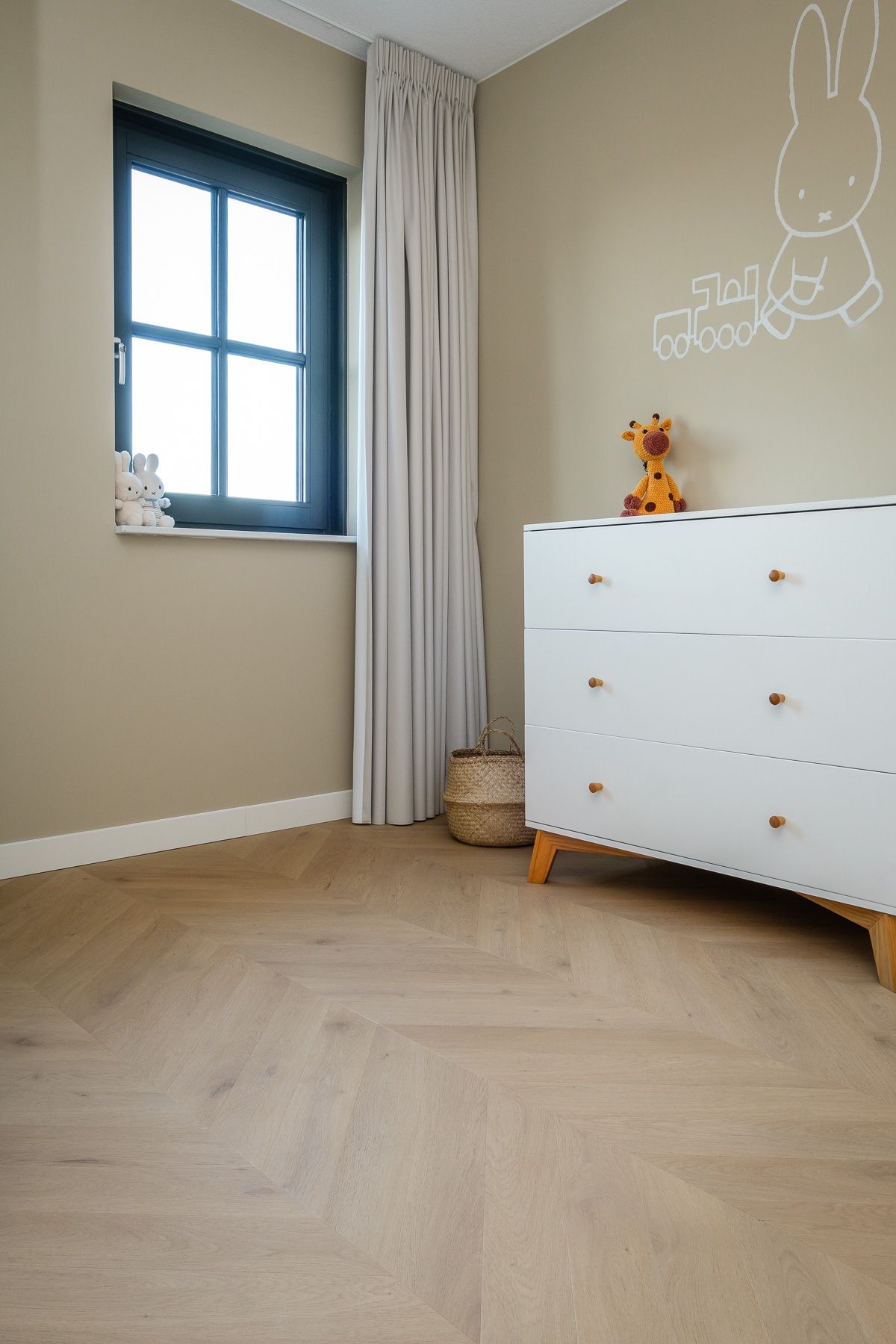 PVC Vloer met Hongaarse Punt PVC Vloer met Hongaarse Punt